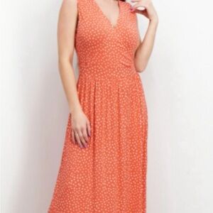 41 Hawthorn oranges/Coral Maxi dress